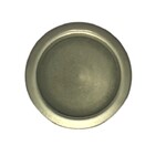 Button - 17mm Round Dark Green