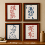 Oriental Series - "Stitchery"