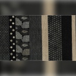 KIZU – Japanese Texture Black Fabric (66960-103)