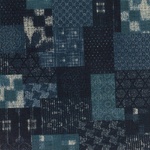 KIZU – Japanese Texture Navy Fabric (66960-104)