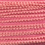 10mm Mini Ball Fringe - Pink