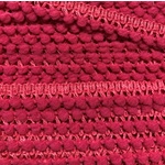 10mm Mini Ball Fringe - Rose