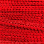 10mm Mini Ball Fringe - Red