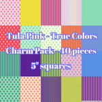 Tula Pink True Colors – 5" Charm Pack (40 pcs)