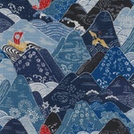 FURANO – Japanese Mountain Navy Bark Cloth (67210-101)