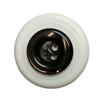 Button - 15mm Brown