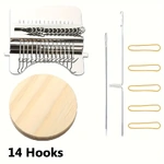Visible Mending Darning Loom Kit - 14 Hooks