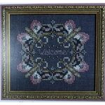 Butterfly Welcome Cross Stitch Chart JNOT8