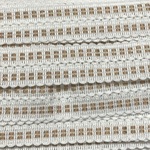 Fold Over Lace Braid Brown