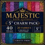 Majestic Batik Australia 5" Charm Pack