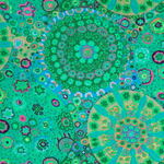 Fat Quarter - KF Classics Millefiore PWGP092-JADE