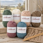 Cleckheaton Midlands Merino 12 Ply Yarn 50g