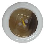 Button - 21mm Brown