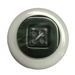 Button - 21mm Round Khaki