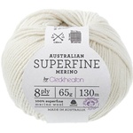 Cleckheaton Australian Superfine Merino 8 Ply 65gm