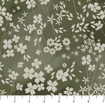 Tranquility – Floral Scatter Olive (91139-75)