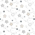 Fat Quarter - Soaring Dreams – Stars White – 91244-10