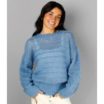 1416 Whisper Open-Knit Sweater Knitting Pattern