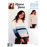 2500 - Alpaca Yarns Cloud Stripe or Plain Sweater