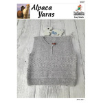 1937 - Alpaca Yarns Indiecita Easy Wash Baby Vest Knitting Pattern