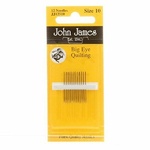 JJ Big Eye Quilting Needles  Size 10 - 12pk