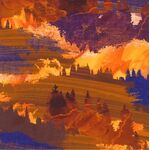 Fat Quarters - Robert Kaufman - Nature's Pace SRKD 20304 -206 Sunset