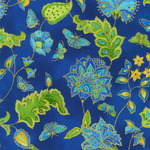Fabric - Parvaneh's Butterflies RK2193874 Sapphire