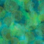 Fat Quarter - Chromaticity - RK2213659 Rings Ocean