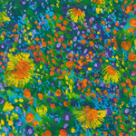 Fat Quarter - Painterly Petals - Meadow RK22271238