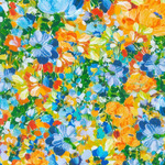 Fat Quarter - Painterly Petals - Meadow RK22274268