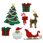 Button - Christmas Eve 2464
