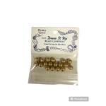 Beads - Czech Glass Pearls Gold