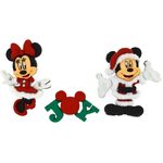 Button - Mickey & Minnie 8235