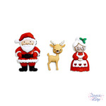 Button - Mr & Mrs Claus #9499