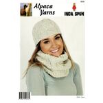 2630 - Inca Spun Worsted/Tweed - Diamond Hat and Cowl