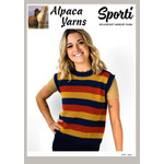 Sporti Striped Vest - Pattern Only - 2207