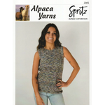 2305 - Alpaca Yarns Spritz Throw Over Top Knitting Pattern