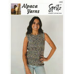 Alpaca Yarns Spritz Throw Over Top Knitting Pattern