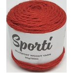 Alpaca Yarns - Sporti 5 Ply Sport Weight Yarn Colour 2095 Red Brick
