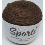 Alpaca Yarns - Sporti 5 Ply Sport Weight Yarn Colour 11351 Chocolate