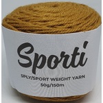 Alpaca Yarns - Sporti 5 Ply Sport Weight Yarn Colour 1168 Mustard