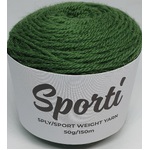 Alpaca Yarns - Sporti 5 Ply Sport Weight Yarn Colour 1350 Green