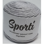 Alpaca Yarns - Sporti 5 Ply Sport Weight Yarn Colour 9479 Silver