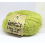 Indiecita Baby Brush Alpaca 14 Ply 17725 Lime Yellow Neon