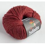 Indiecita Easy Wash 8ply 100% Alpaca 2533 Rust/Brick Melange