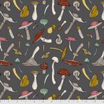 Fat Quarters - Forest Floor - Fun Guys - PWRH021 Gray