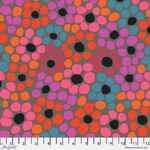 Fat Quarter - Flower Dot PwBM077 Grey