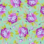 Fabric Piece - Moon Garden - Sonic Bloom - PWTP195-DUSK