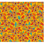 Fat Quarters - Tropicalism - PWOB080 Small Caribes - Yellow