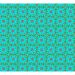 Fabric Piece - Tropicalism - PWOB081 Corossol - Blue